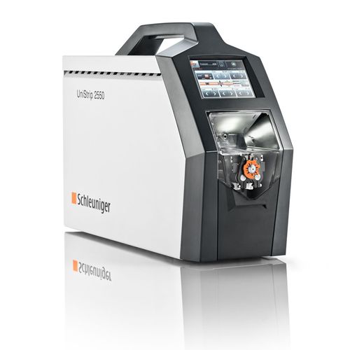 Machine à dénuder des fils électriques - UniStrip 2550 - Schleuniger - à lame / électrique / programmable