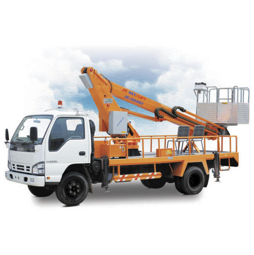 Nacelle télescopique montée sur tracteur - JPF-T series - javaid Industrial company - hydraulique / pour usage extérieur / compacte