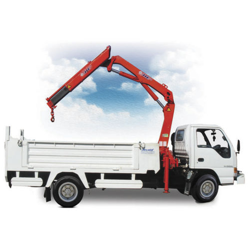 Grue montée sur camion - javaid Industrial company - à flèche / articulée / compacte
