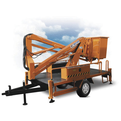 Nacelle articulée tractable - JPF-TT series - javaid Industrial company - hydraulique / pour usage extérieur / compacte