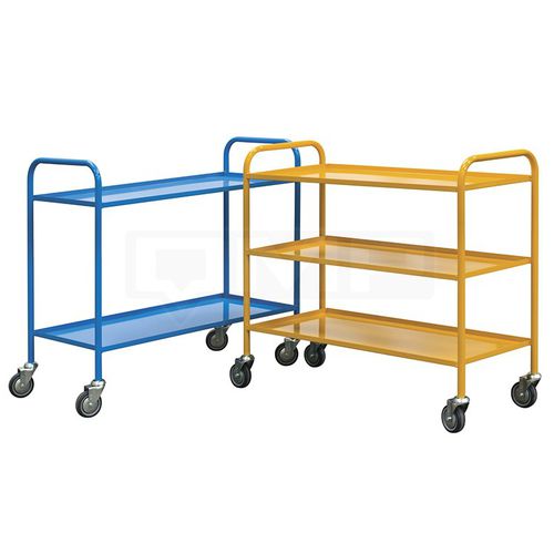 Chariot de transport - RTLD9649112, RTLD9649113 - Quality Metal Products - en acier / à étagères / pour l'industrie