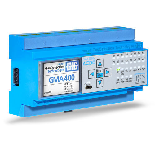 Centrale de détection de gaz multicanaux - GMA400 - GfG - Gesellschaft für Gerätebau mbH - affichage LCD