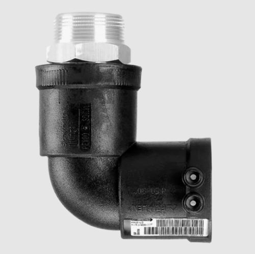 Raccord hydraulique - WUN 90 - Aliaxis - fileté / coudé à 90° / en PE