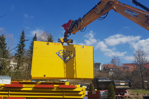Grappin plat - SBH Tiefbautechnik - hydraulique