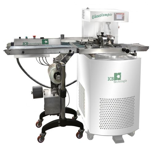 Machine d'enrobage et de temperage pour chocolat - ICBELT - icb tecnologie srl
