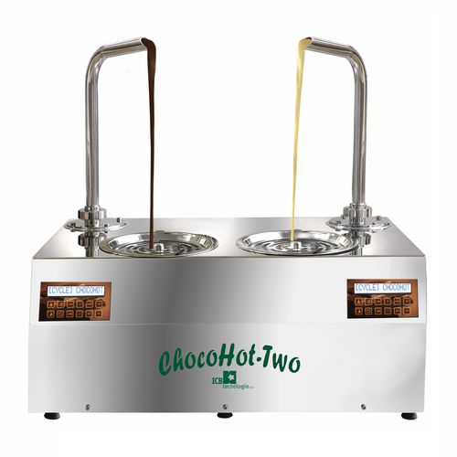 Couleuse de gâteaux - CHOCOHOT TWO - icb tecnologie srl - de chocolat / de glaçage / à double tête