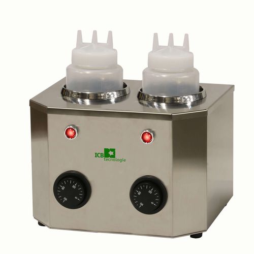 Cuve pour chauffage - WARM&SQUEEZE TWO - icb tecnologie srl - pour bouteilles / pour sauce / en acier inox