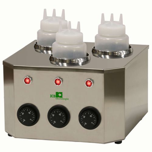Cuve pour chauffage - WARM&SQUEEZE THREE - icb tecnologie srl - pour bouteilles / pour sauce / en acier inox