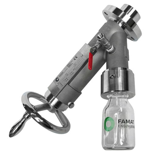 Vanne à piston - 125A  - FAMAT - manuelle / de prélèvement / pour liquides alimentaires et boissons