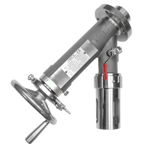 Vanne à piston - 125TC - FAMAT - avec volant / de prélèvement / en titane