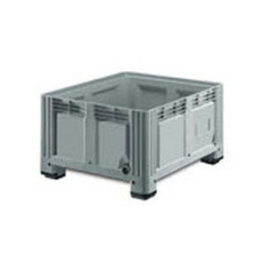 Caisse-palette en plastique - 1163 C - capp plast srl - de stockage / industrielle / avec couvercle