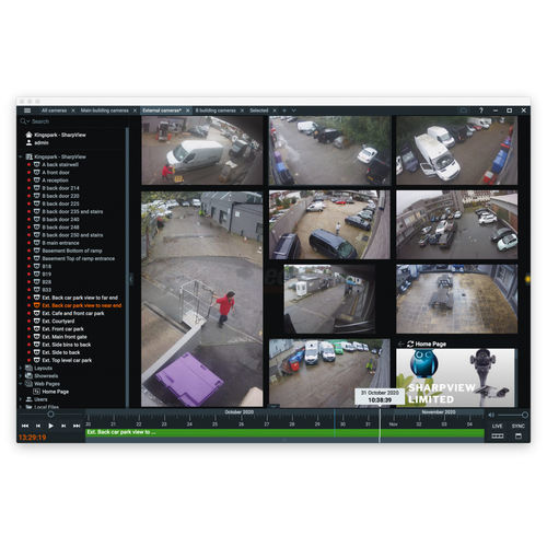 Logiciel de gestion - EyeLynx - de caméra vidéo