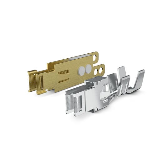 Contact électrique à fils ressorts - ODU SPRINGTAC® Flatsocket - ODU GmbH & Co. KG - plat