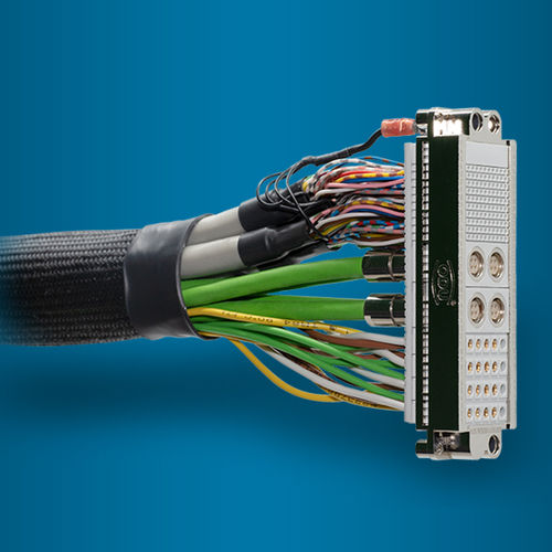 Harnais électrique avec connecteur intégré - ODU - ODU GmbH & Co. KG - d'interface / pour automobile / pour environnements sévères