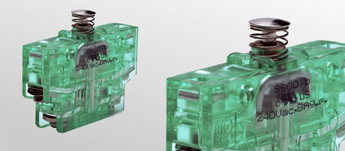 Interrupteur tactile - Snap-action switches S800 - Schaltbau GmbH - unipolaire / IP40 / avec levier à galet