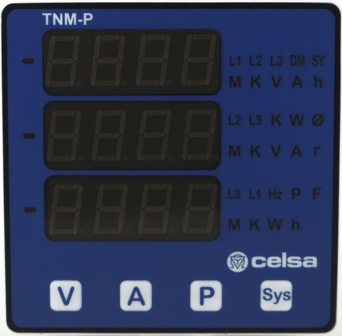 Appareil de mesure de puissance de puissance apparente - TNM96P - CELSA MESSGERATE ESPAÑA S.L. - numérique / DC