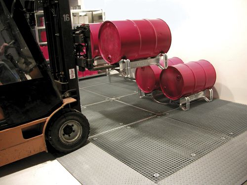 Plateforme de rétention en acier - BSW 12 series - Bauer - modulaire