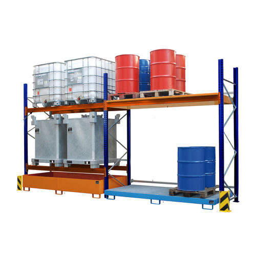 Rayonnage pour entrepôt de stockage - PR series - Bauer - modulaire / à palettes / pour cubitainer
