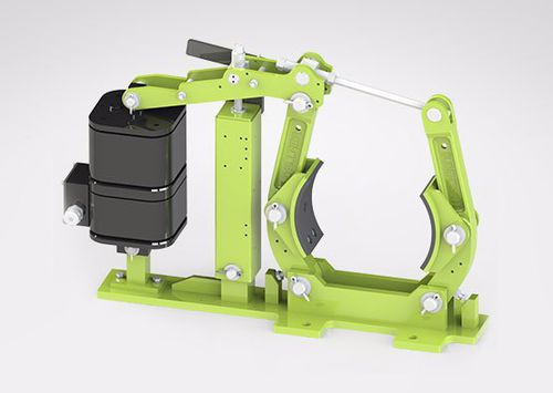 Frein à tambour - EBA series - DELLNER BUBENZER Germany GmbH - à ressort / desserrage manuel / réglable