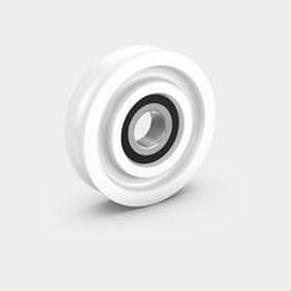 Roue à bandage - PEVOLON® - RÄDER-VOGEL RÄDER- UND ROLLENFABRIK GMBH & CO. KG - en polyamide / de roulement / à rainure