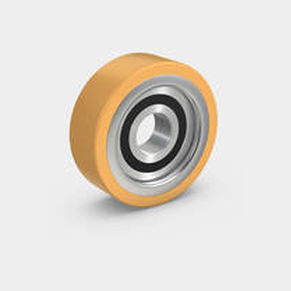 Rouleau de convoyeur libre - VULKOLLAN® - RÄDER-VOGEL RÄDER- UND ROLLENFABRIK GMBH & CO. KG - en acier / avec profilé en élastomère vulcanisé