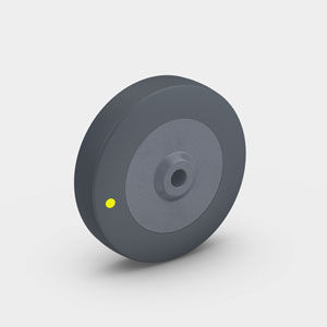 Roue à bandage - PEVOTHAN® ELF - RÄDER-VOGEL RÄDER- UND ROLLENFABRIK GMBH & CO. KG - en thermoplastique / pour fortes charges / non marquante