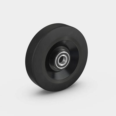 Roue monobloc - RÄDER-VOGEL RÄDER- UND ROLLENFABRIK GMBH & CO. KG - en polyuréthane / de manutention / élastique