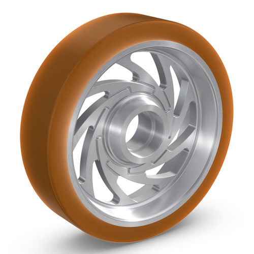 Roue à bandage - VULKOSOFT® - RÄDER-VOGEL RÄDER- UND ROLLENFABRIK GMBH & CO. KG - en polyuréthane / pour fortes charges / à faible bruit