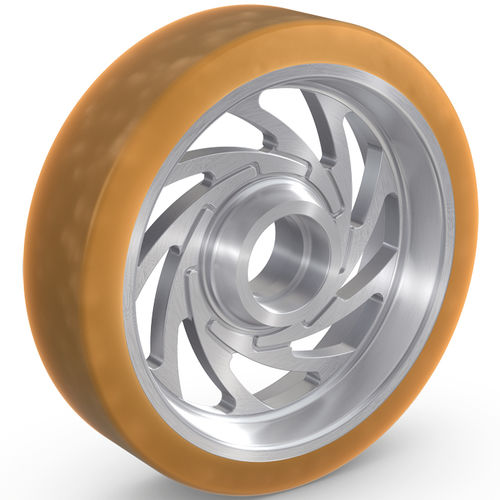 Roue à bandage - TRACTOSOFT® - RÄDER-VOGEL RÄDER- UND ROLLENFABRIK GMBH & CO. KG - en matériaux composites / pour charges moyennes