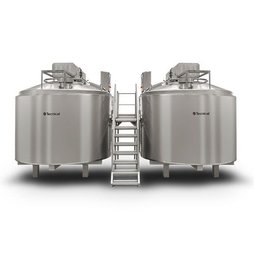 Cuve de caillage en inox - tecnical