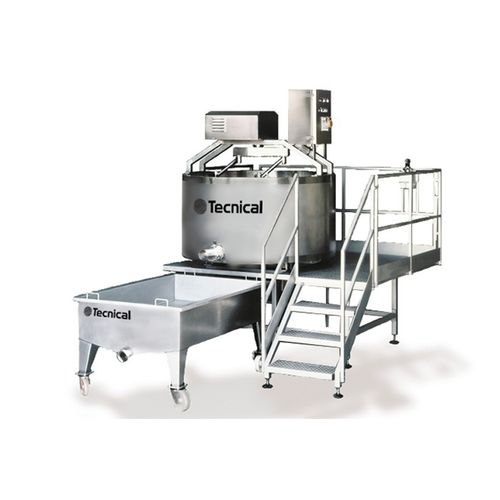 Cuve de caillage en inox - tecnical