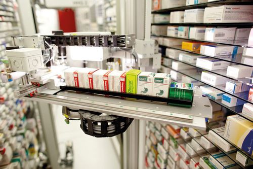 Système de préparation de commande pour l'industrie pharmaceutique - KNAPP