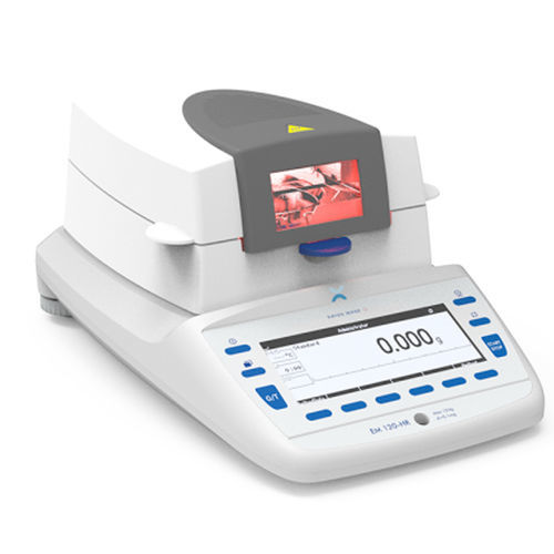 Balance d'humidité de laboratoire - EM120-HR - Precisa Gravimetrics AG - infrarouge / kilogrammes / avec afficheur LCD
