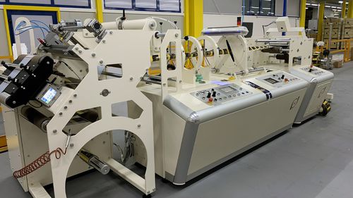 Machine de soudure de manchons rétractables en OPS - TBR3 SUPERIOR - FADA ITALIA SRL - en PET / en PVC / application de colle thermofusible