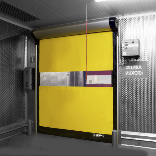 Porte à enroulement - D-313 - Entrematic Dynaco - en acier inoxydable / en aluminium / PVC