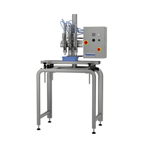 Remplisseuse pour la production de crème glacée - CF3 - TEKNOICE - semi-automatique / de gobelets / de barquettes