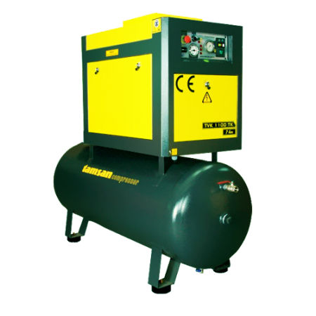 Compresseur à vis - TVK 1100 T - tamsan compressor - d'air / à moteur électrique / stationnaire