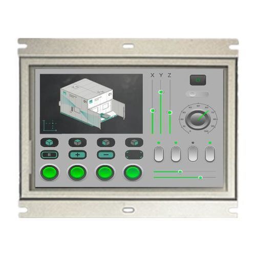 Moniteur LCD - ESA elettronica - TFT / rétroéclairage à LED / industriel