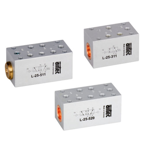 Distributeur pneumatique à tiroir - L series - AIRTEC Pneumatic - actionné pneumatiquement / à commande assistée / 3/2