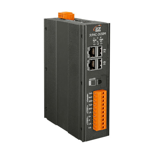 PAC sur rail DIN - RPAC-2658M - ICP-DAS - sur réseau Ethernet / redondant / temps réel