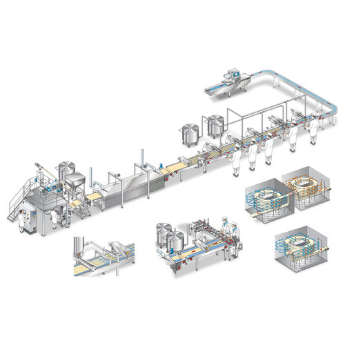 Ligne de production pour plats cuisinés de cannelloni - Storci s.p.a. - de lasagne