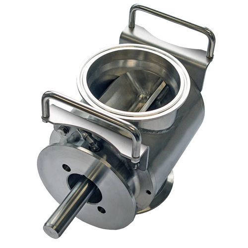 Écluse rotative pour matériau en vrac - VOLKMANN - socle rond / hygiénique / ATEX