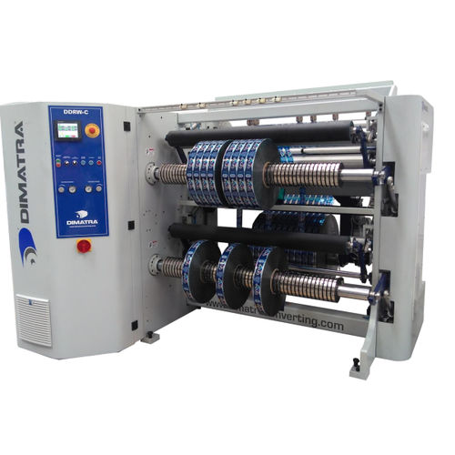 Bobineuse refendeuse automatique - Duplex - Dimatra - compacte / pour film plastique