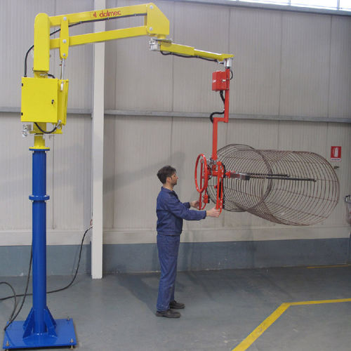 Manipulateur pneumatique - DALMEC - à fourche / pour matériau de construction / de manutention