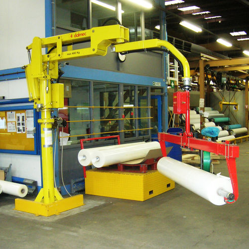 Manipulateur pour rouleaux - DALMEC - pneumatique / à fourche / pour textiles