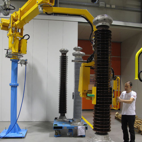 Manipulateur pour le secteur électromécanique - DALMEC - pneumatique / avec prise / de charge