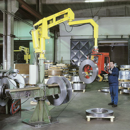 Manipulateur pour rouleaux - DALMEC - pneumatique / avec aimant de levage / pour composants mécaniques
