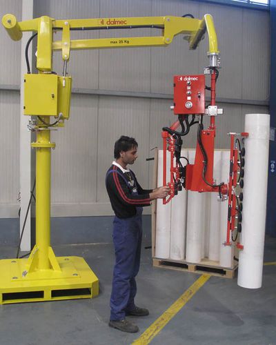 Manipulateur pour manutention de bobines - DALMEC - pneumatique / à ventouse / pour textiles