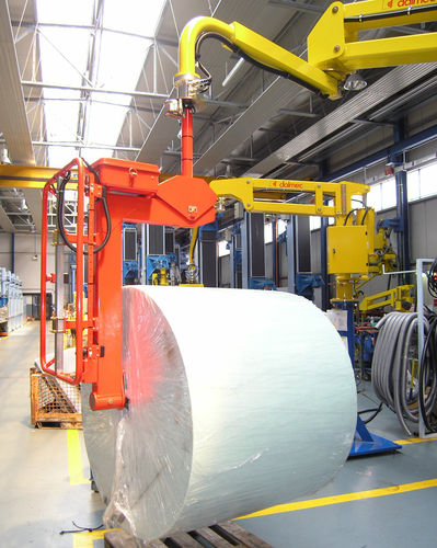 Manipulateur pneumatique - DALMEC - avec prise / pour textiles / pour manutention de bobines