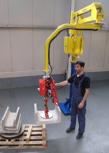Manipulateur pneumatique - DALMEC - à ventouse / pour matériau de construction / de manutention